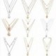 * 7 Ezüst rózsa zár nyaklánc - Boho női többrétegű arany ezüst lánc medál Crystal Choker nyaklánc ékszer