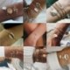 3db / készlet arany kagyló karkötő - Klasszikus többrétegű nyíl csomó kristály drágakő medál lánc karkötő