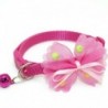 * 3 rózsaszínű - Csokornyakkendő állítható cica nyakkendő gallér Bowknot Dot Bell Cat kisállat kiskutya