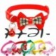 * 3 rózsaszínű - Csokornyakkendő állítható cica nyakkendő gallér Bowknot Dot Bell Cat kisállat kiskutya