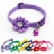 * 3 rózsaszínű - Csokornyakkendő állítható cica nyakkendő gallér Bowknot Dot Bell Cat kisállat kiskutya