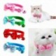 * 2 Piros - Csokornyakkendő állítható cica nyakkendő gallér Bowknot Dot Bell Cat kisállat kiskutya