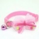 * 2 Piros - Csokornyakkendő állítható cica nyakkendő gallér Bowknot Dot Bell Cat kisállat kiskutya
