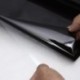Fekete 20cm x 150cm autóablak napvédő fólia szélvédő napernyő automatikus ablak autó matrica 99%      UV-védő szemü