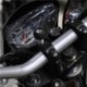 ÚJ GPS-telefontartó a BMW Kawasaki általános motorkerékpár kormányszorító tartóhoz 1 hüvelykes gömbös autós