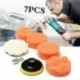3 hüvelyk - Liplasting 7PCS / Set Gépkocsik Autótartozékok Auto Car Waxing Szivacs Autó polírozás Részletes ütköző