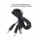Fekete - Ujjatlan USB-vel működő fűtött kesztyű Irodai őszi téli kézmelegítő kesztyű zöld vízálló