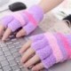 Fekete - Ujjatlan USB-vel működő fűtött kesztyű Irodai őszi téli kézmelegítő kesztyű zöld vízálló