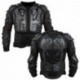 Méret: XXL - Liplasting új fekete teljes motorkerékpár testpáncél ing kabát motorkerékpár hátsó vállvédő