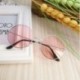 2 - Divat Retro kerek napszemüveg női európai és amerikai trendszemüveg fémkeretes zselés szemüveg
