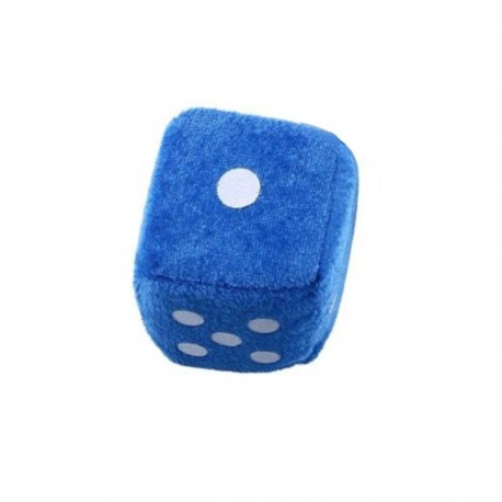 Kék 1PCS - 1db tükrös nézet kiegészítők Vintage zóna hátsó fuzzy autó függő kocka plüss játék autós