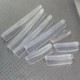 8 db / készlet átlátszó autóajtó peremvédő ütközésgátló szalag PVC műanyag 12.7 / 6 Cm