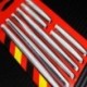 8 db / készlet átlátszó autóajtó peremvédő ütközésgátló szalag PVC műanyag 12.7 / 6 Cm