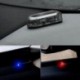 Kék - Napelemes USB-szimuláció Autóriasztó lámpa Lopásgátló figyelmeztető vaku villog Hamis autós LED-es villanó