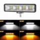 Csúcsminőségű módosított fénysávos munkalámpa 24Led lámpák 72W 6500K kétszínű terepjáró lámpák DC 12V-60V