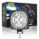 46W DC9V-60V 7500K 23LED Munkafény Mini kerek LED-fény Szuper fényes nappali fehér sárga sárga fény autó,
