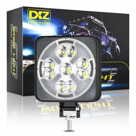 46W DC9V-60V 7500K 23LED Munkafény Mini kerek LED-fény Szuper fényes nappali fehér sárga sárga fény autó,