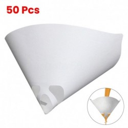 Gyors szállítás 50db kúpos kúpos nylon mikron papír festék szűrő szűrő tisztító feszítő csésze tölcsér