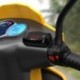 Zöld - Univerzális motorkerékpár elektronikus óra hőmérő voltmérő három az egyben IP67 vízálló porálló LED óra