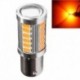 Sárga - BA15S 1156 P21W 33-LED SMD 5730 autós jármű LED jelző izzó hátsó fék fényes biztonsági fény lámpa izzó 12V