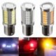 Sárga - BA15S 1156 P21W 33-LED SMD 5730 autós jármű LED jelző izzó hátsó fék fényes biztonsági fény lámpa izzó 12V