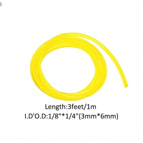 3mmX6mm - KELKONG 1 M motorkerékpár-kerékpár üzemanyagátmérő belső átmérő 3mm * 5mm 3mm * 6mm sárga cső