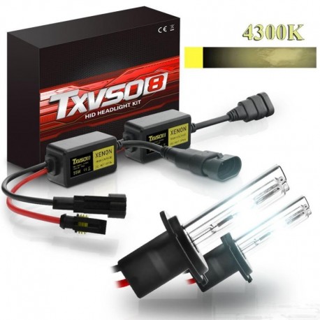 4300K 2db - 1 pár 55W 3500-4500LM H7 pótlámpa fényszóró lámpa fény egyenes buborék 4300K-12000K HID Xenon izzók