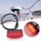 Piros - 12V motorkerékpár robogó LED hátsó lámpa mini LED féklámpa kerékpár piros fedél hátsó hátsó hátsó