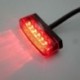 Piros - 12V motorkerékpár robogó LED hátsó lámpa mini LED féklámpa kerékpár piros fedél hátsó hátsó hátsó