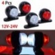 Az ábrán látható módon - AKCIÓ Többcélú 4db LED-es piros, fehér oldalsó helyzetjelző lámpák vázlámpa autó