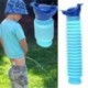 Kültéri hordozható piszoár női férfiak gyermekek 750 ml-es mini WC utazótáborba túrázó bili gyerekek edző