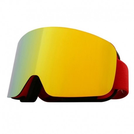 ezüst - Hengeres valódi film síszemüvegek Kétrétegű ködgátló hószemüvegek Teljes arc orrvédő tartós