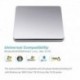 USB DVD meghajtók Optikai meghajtó Külső DVD RW író író felvevőhely CD-lejátszó betöltése az Apple Macbook Pro