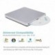 USB DVD meghajtók Optikai meghajtó Külső DVD RW író író felvevőhely CD-lejátszó betöltése az Apple Macbook Pro