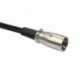 XLR 1 férfi - 2 nő audio hosszabbító kábel 3 tűs mikrofon Y audio elosztó kábel nagy teljesítményű keverőhöz
