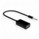 Fekete - 3,5 mm-es dupla fülhallgató-elosztó kábelkábel-adapter csatlakozója Audio-kábel Mobiltelefon tartozékok