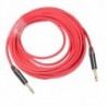 Fekete - 6,35 mm-es férfi-férfi audio kábel gitár basszus audio kábel hangszer audio tartós zajcsökkentő kábel