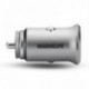 Nincs csomag doboz - Mini kettős USB interfész jármű autós autós töltő LED jelzőfény alumínium töltő adapter