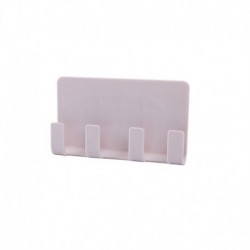 kék - Illessze be a mobiltelefon-töltőállványt Trace 4 Hook Storage Rack Sticky mobiltelefon Ipad töltőállvány fala