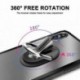 Fekete - Autónavigációs légkimeneti mobiltelefon konzol csat típusa kettő az univerzális 360 forgatható autós telefon