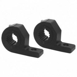 Általános 2db univerzális rögzítésű 15-30 mm-es konzol köd vezetési fény reflektorfény tartó bilincs tartó autós
