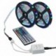 5M / darab DC 12V 600 LED 3528 SMD RGB hosszú élettartamú LED szuper fényerő rugalmas fénysáv