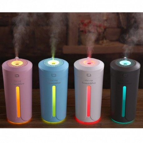 CAR légtisztító ultrahangos párásító USB légtisztító LED éjszakai fény aromaterápiás párásító LED éjszakai