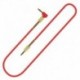 Fekete egyenes vonal - 3,5 mm-es jack audiokábel-csatlakozó 3,5 mm-es férfi-férfi audio Aux kábel autós fejhallgató