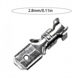 arany 6.3mm 100db - Spade krimpelő terminálok 22-16 Awg 0,5mm2-1,5mm2 elektromos szigetelő hüvely huzal tekercselő