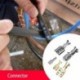 arany 6.3mm 100db - Spade krimpelő terminálok 22-16 Awg 0,5mm2-1,5mm2 elektromos szigetelő hüvely huzal tekercselő
