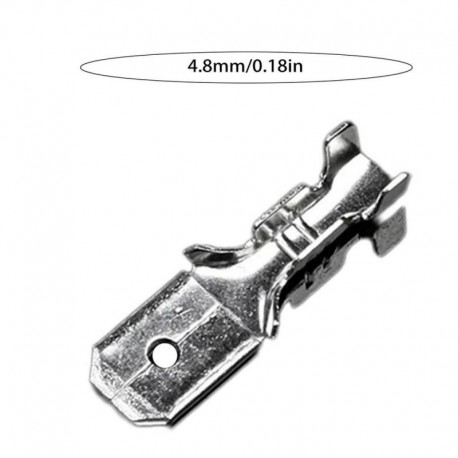arany 6.3mm 100db - Spade krimpelő terminálok 22-16 Awg 0,5mm2-1,5mm2 elektromos szigetelő hüvely huzal tekercselő