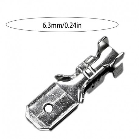 arany 6.3mm 100db - Spade krimpelő terminálok 22-16 Awg 0,5mm2-1,5mm2 elektromos szigetelő hüvely huzal tekercselő