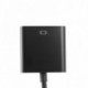 HDMI-kompatibilis férfi - VGA RGB hüvely HDMI-kompatibilis - VGA Video Converter adapter 1080P PC-hez fekete férfi-nő