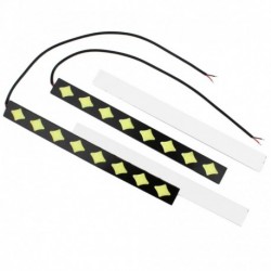 2db vízálló rugalmas COB Led Drl CAR LED ultra vékony szuper fényes DRLwhite DRL LED COB nappali menetfény
